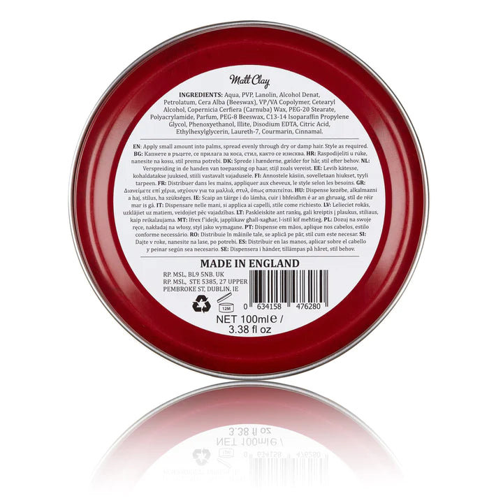 Dapper Dan Matt Clay (Strong Hold) 100ml