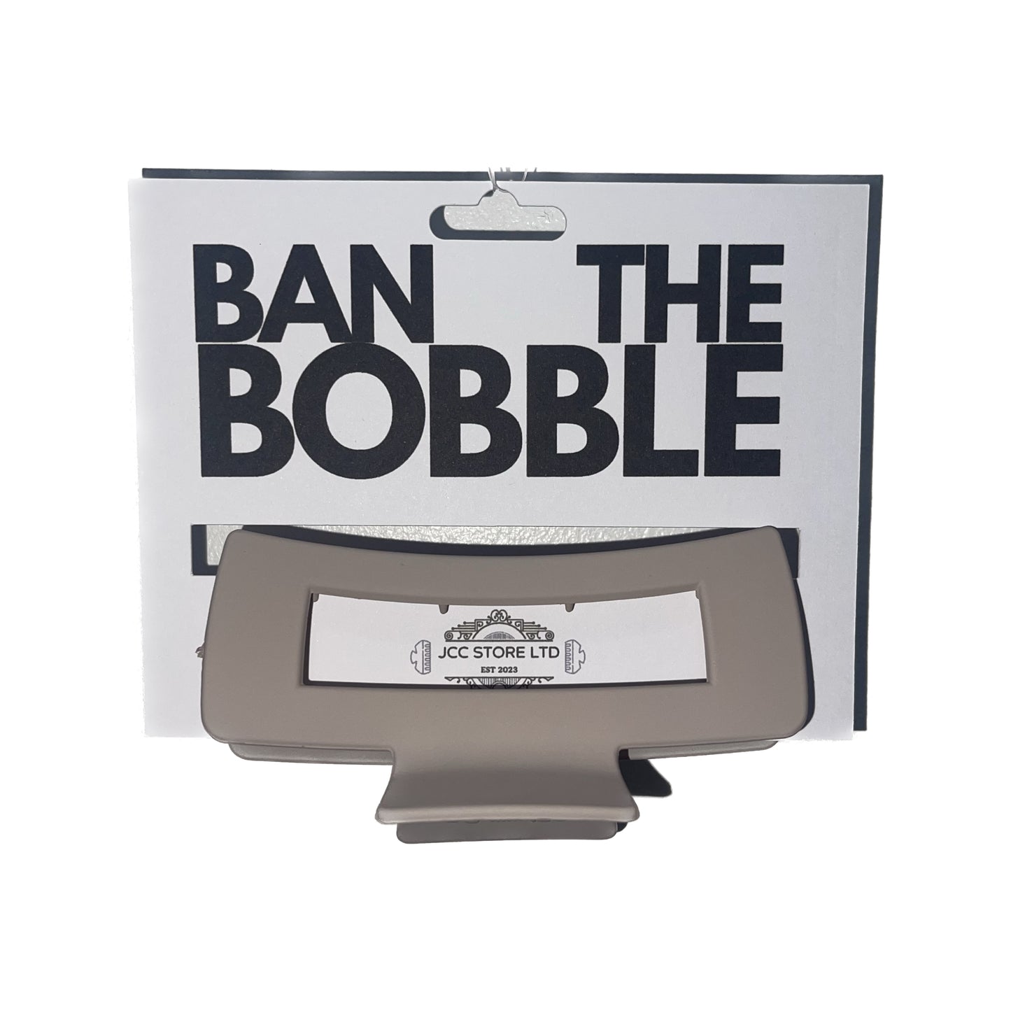 Ban The Bobble Claw Clip