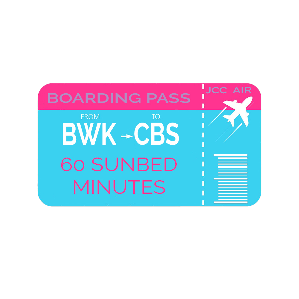 60 SUNBED MINUTES