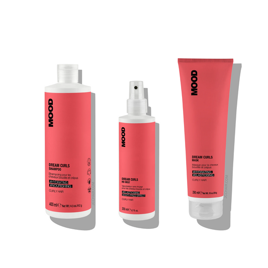 MOOD Dream Curls Shampoo, Mask & HD Mist