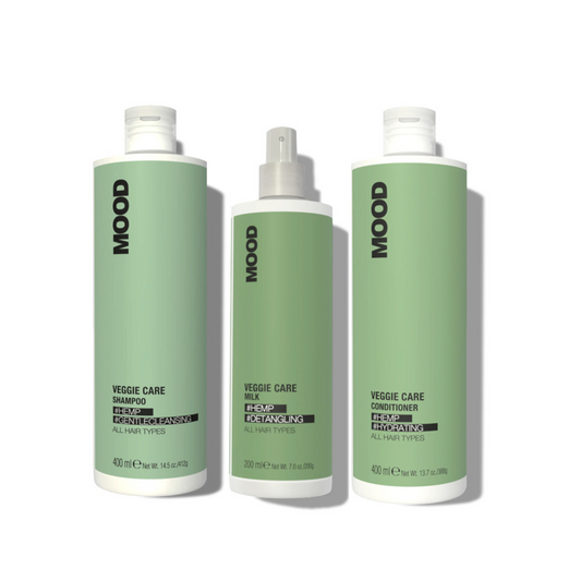 MOOD Veggie Care Relaxing Shampoo, Conditioner & Milk Spray