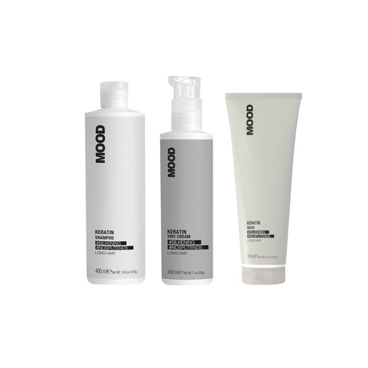 MOOD Keratin Shampoo, Mask & 2in1 Cream