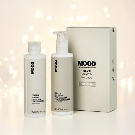 MOOD Keratin Beauty Box (Shampoo 200ml & 2in1 Cream)