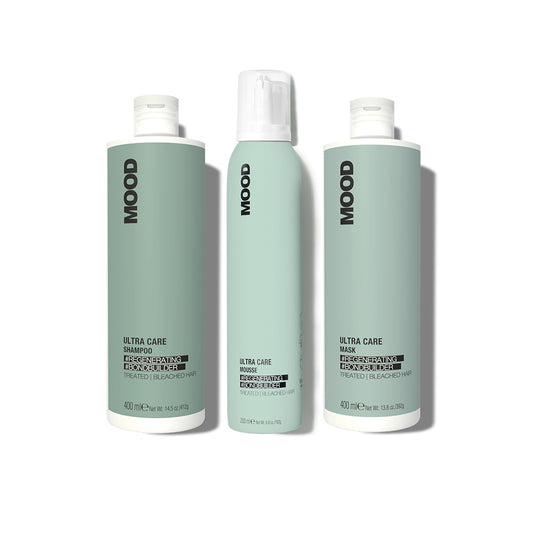 MOOD Ultra Care Restoring Shampoo, Mask & Mousse